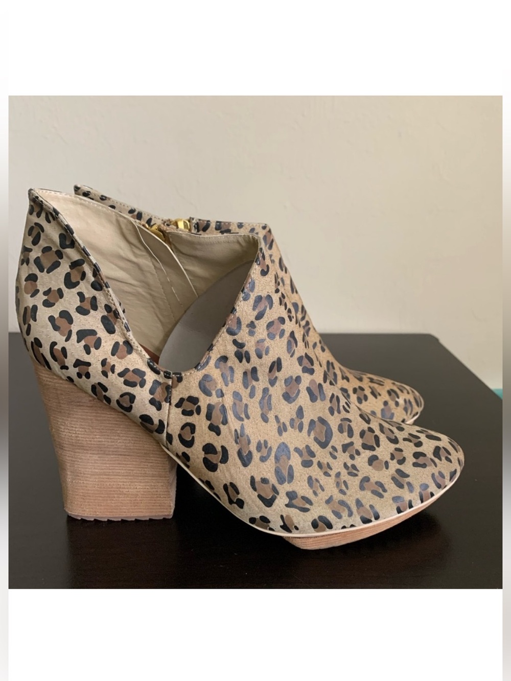 Matt Bernson leopard booties